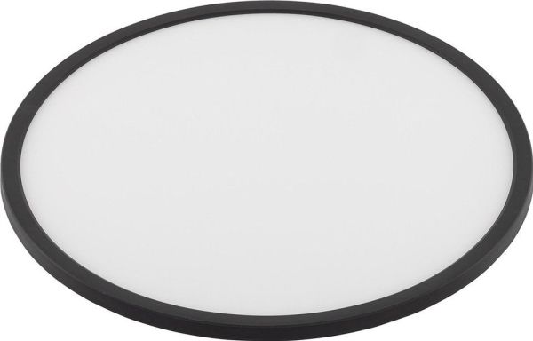 TK Lighting TK Lighting Aqua Black Small 6901 Plafond Deckenleuchte Kreis mit Schalter am Gehäuse 1x24W LED 3000/4000/6500K schwarz/weiß