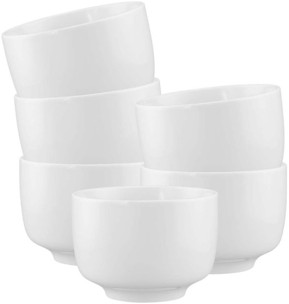 Seltmann Weiden Sento Home Milchkaffeetasse ohne Henkel 350 ml 6er Set Weiß
