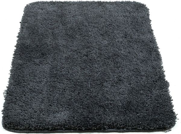 TOM TAILOR HOME Badematte Cozy Bath UNI, Höhe 27 mm, rutschhemmend beschichtet, fußbodenheizungsgeeignet, Polyester, rechteckig, Badteppich, Uni Farben, rechteckig, rund und oval erhältlich