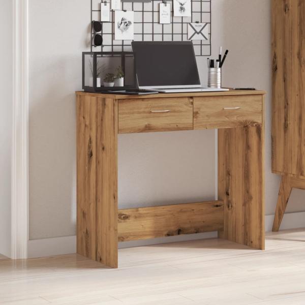 vidaXL Schreibtisch Artisan-Eiche 80 x 40 x 75 cm Holzwerkstoff 855993