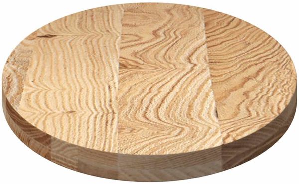 vidaXL Tischplatte 100x50x4 cm Massivholz Eiche Oval 4009042 Bild 6