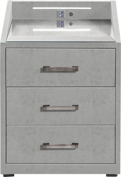 Nachtkommode MOON, Light Grey