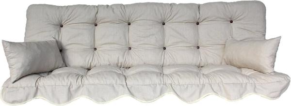Kühnemuth Auflagekissen Auflagen Set Hollywoodschaukel Polster Sitzkissen 150x50 cm Design 180