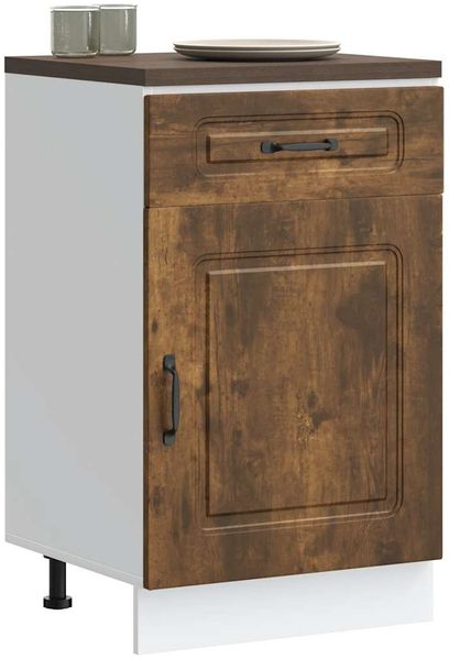 vidaXL Küchenunterschrank Kalmar Räuchereiche Holzwerkstoff 853482