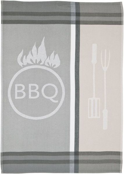 ROSS Geschirrtuch BBQ, (Set, 3-tlg), Motivtuch, aus 100% Baumwolle