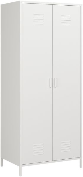 Kleiderschrank Seinäjoki 180x76x50 cm Weiß [en. casa] Bild 4
