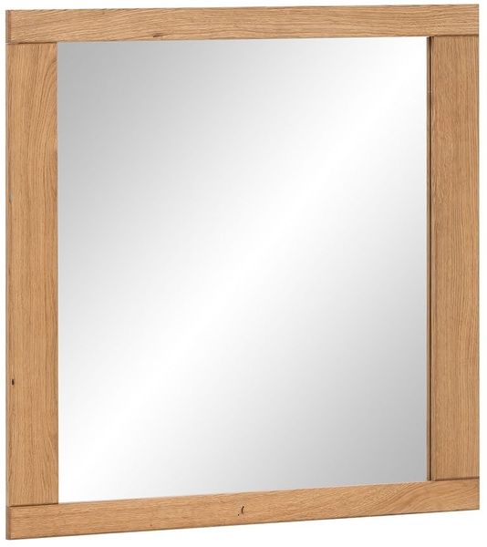 Spiegel self Joost / self Joost 2571 / Greta, Echtholz, Glas, Holz, Holzfarben, 80 x 80 x 2 cm