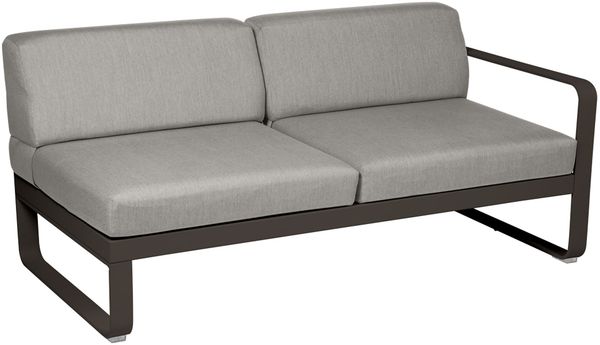 Bellevie Lounge 2-Sitzer Modul E3 Tonka B8 Taupegrau Rechts