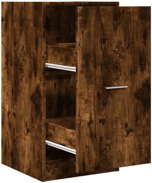 vidaXL Apothekerschrank Räuchereiche 40x41x77,5 cm Holzwerkstoff 855191