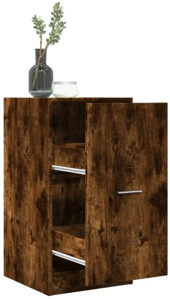 vidaXL Apothekerschrank Räuchereiche 40x41x77,5 cm Holzwerkstoff 855191