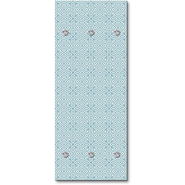 Queence Garderobe - "Evoli" Druck auf hochwertigem Arcylglas inkl. Edelstahlhaken und Aufhängung, Format: 50x120cm