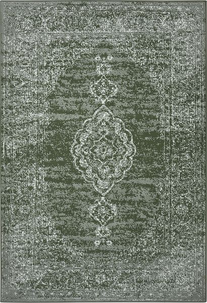 Kurzflor Teppich Méridional Grün - 200x290x0,9cm
