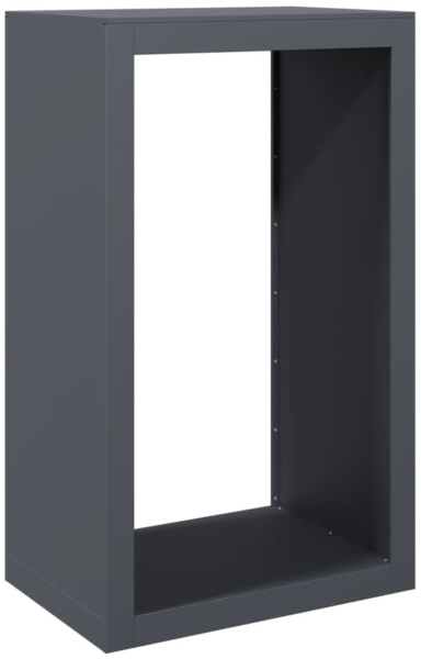 vidaXL Brennholzregal Anthrazit 60x40x100 cm Stahl 850991