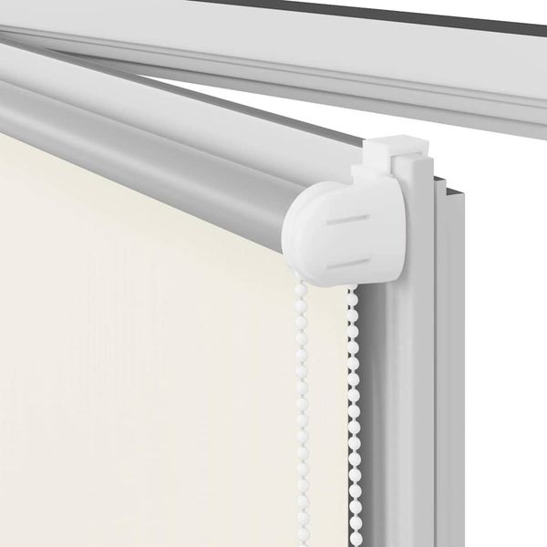 vidaXL Verdunkelungsrollo Cremeweiß 45x130cm Stoffbreite 40,7 cm 4011611 Bild 12