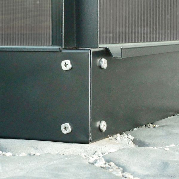Vitavia Stahlfundament 2500, 12,5cm, schwarz