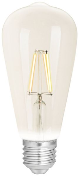 WiZ Wiz G2 Tw+ dimmbar St64 E27 klare Glas-Birne 12W weißer Filament klar