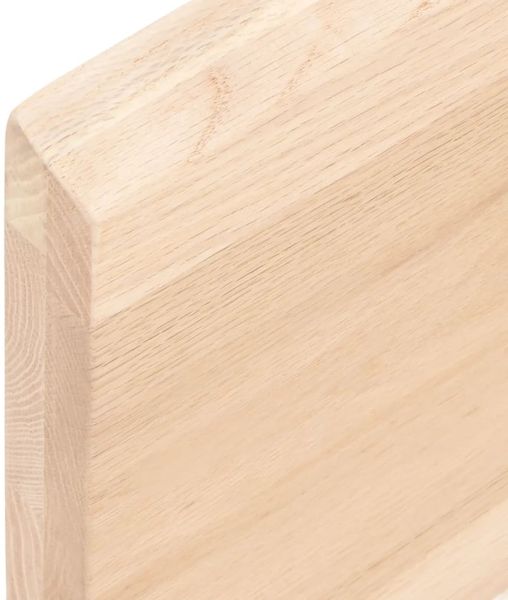 vidaXL Tischplatte 100x50x(2-4) cm Massivholz Eiche Unbehandelt 3156303 Bild 7