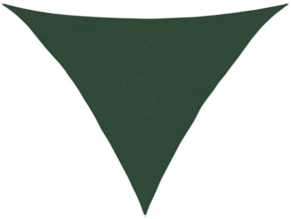 vidaXL Sonnensegel 160 g/m² Dunkelgrün 5x5x6 m HDPE 311485