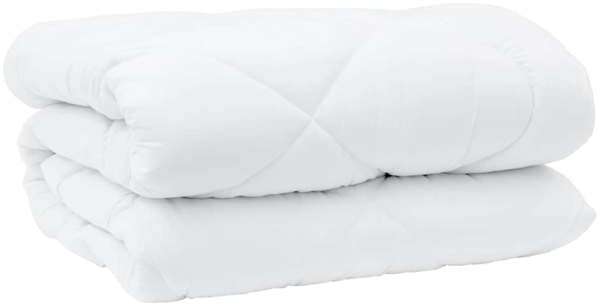 vidaXL Winterbettdecke mit Kissen 3 pcs Weiß Mikrofaser 3377761 Bild 4