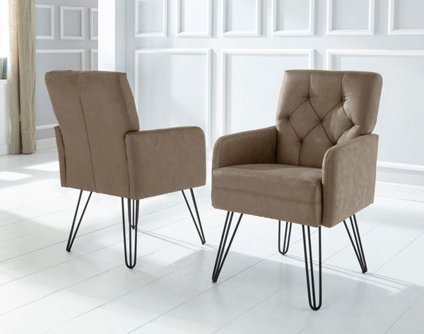 exxpo - sofa fashion Sessel Doppio, Loungesessel mit Designuntergestell, bequem und elegant, aufwendige Rückenverarbeitung, Breite 61 cm