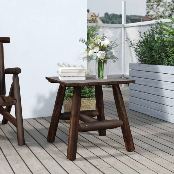 vidaXL Beistelltisch 49x49x50 cm Massivholz Fichte 363352