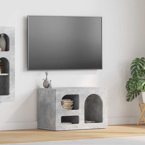 vidaXL TV-Schränk Beton Grau 60 x 35 x 40 cm Holzwerkstoff 891287