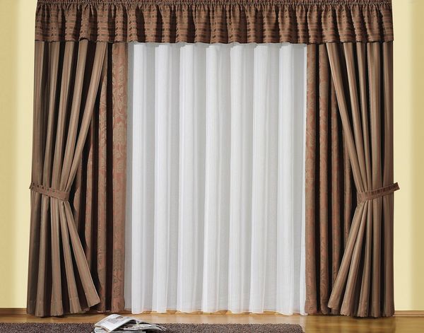 Wirth Gardine Lena (1 St), Faltenband, halbtransparent, Store