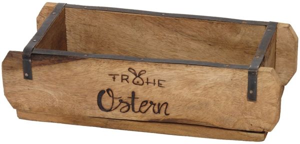 Laursen Ziegelform "frohe Ostern" Unika alte Backsteinform Holz Box Kiste