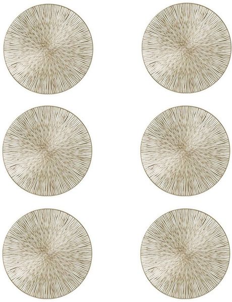 Zeller Present Platzset, (Set), feierlichen Look
