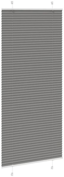 vidaXL Plissee Anthrazit 85x200 cm Stoffbreite 84,4 cm Polyester 4015106 Bild 3