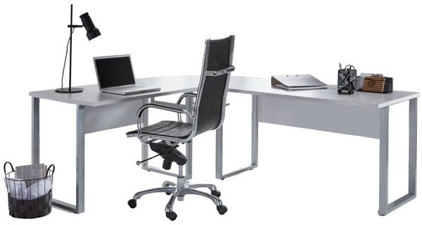moebel-dich-auf Schreibtisch TABOR WINKELSCHREIBTISCH (Schreibtisch, 1-St, Winkelschreibtisch in 2 Farbvarianten), wechselseitig montierbar - Made in Germany