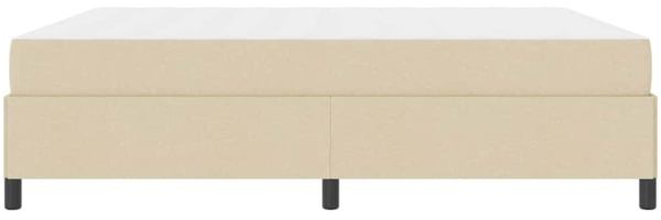 vidaXL Boxspringbett Creme 180 x 200 cm Stoff 3398883 Bild 6