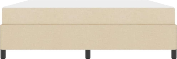 vidaXL Boxspringbett Creme 180 x 200 cm Stoff 3398883 Bild 5