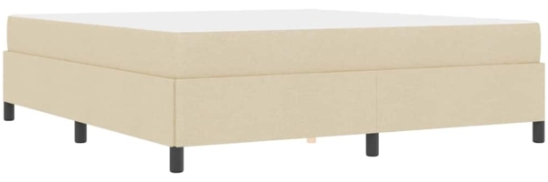 vidaXL Boxspringbett Creme 180 x 200 cm Stoff 3398883 Bild 7