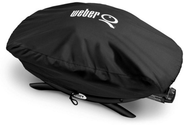Weber 7118 Abdeckhaube für Q200/Q220/Q240 Serie, Vinly schwarz, 48x82x32 cm