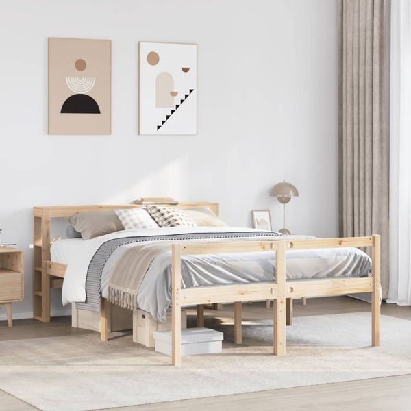vidaXL Seniorenbett mit Kopfteil ohne Matratze 160x200 cm 3305869