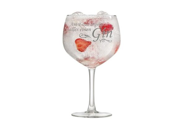 Lasernauten Cocktailglas Gin Glas mit Gravur 630 ml Cocktailglas Ginglas Gin Gläser mit Spruch