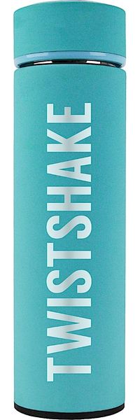 Twistshake Heiß- oder Kaltisolierflasche – 420 ml | Edelstahl-Wasserflasche mit Doppelschicht-Vakuum | Isolierung bis zu 10 Stunden | BPA-freie isolierte Thermoskanne | Pastellblau