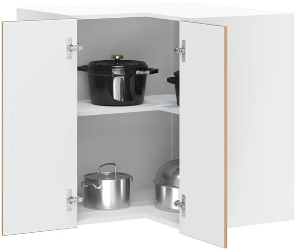 Küchen-Eckhängeschrank, BuffetSchrank Porto Artisan-Eiche Holzwerkstoff
