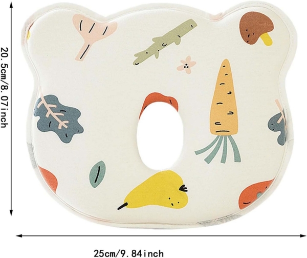 Coonoor Babykissen Babykopfkissen zur Vorbeugung von schrägen Kopfverformungen Bild 3