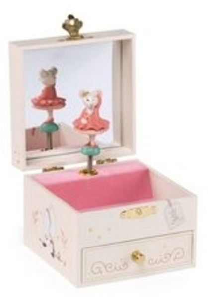 Moulin Roty Schmuckkasten Musik Schmuckkästchen Maus Spieluhr 10,5cm Melodie: Der Zauberlehrling Bild 6