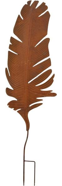 Gartenstecker FEDER Eisen, mit Erdspieß