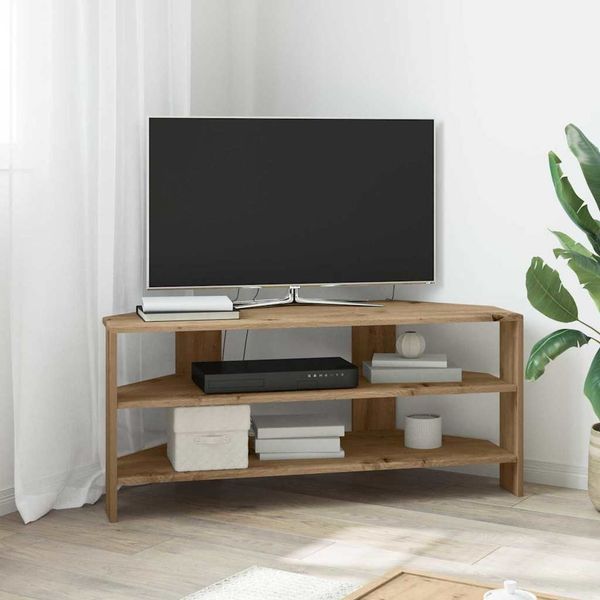 vidaXL EckTVSchrank Artisan-Eiche 102x40,5x45cm Holzwerkstoff 889774