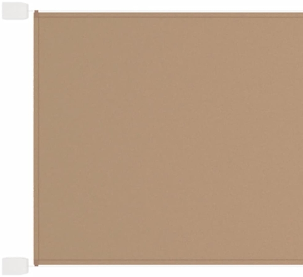 vidaXL Senkrechtmarkise Taupe 60x1200 cm Oxford-Gewebe 148401