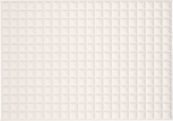 vidaXL Gewichtsdecke Stoff, 1 x Gewichtsdecke, Creme, 140x200 cm, Baumwolle, 10 kg Bild 3