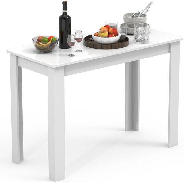 VCM Esstisch Esal 918343 Weiß H. 76 x B. 110 x T. 50 cm
