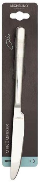 MICHELINO 3 teilig Serie Chloe Edelstahl Mehrzweck Einsatz für Zuhause Menümesser