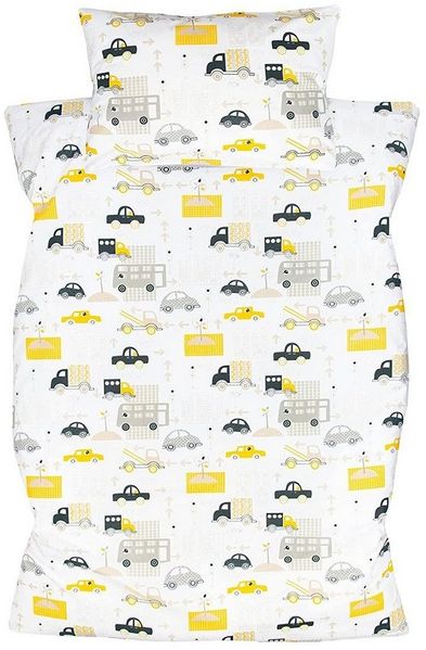 Amilian Kinderbettwäsche 100x135 - Bettwäsche Kinder - Kopfkissenbezug 40x60 cm Babybettwäsche, 2 teilig, 100% Baumwolle, für Mädchen und Jungen