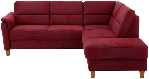 Home affaire Ecksofa Palmera L-Form, B: 236 cm, optional Bettfunktion & Bettkasten, Federkern