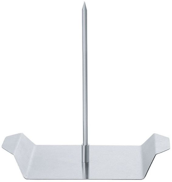 PROREGAL® Grillspieß Gyrosspieß vertikal Edelstahl, 3-teilig